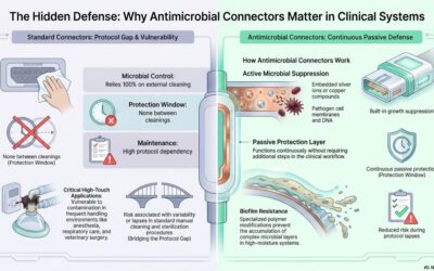 Antimicrobial Connectors for Medical Systems