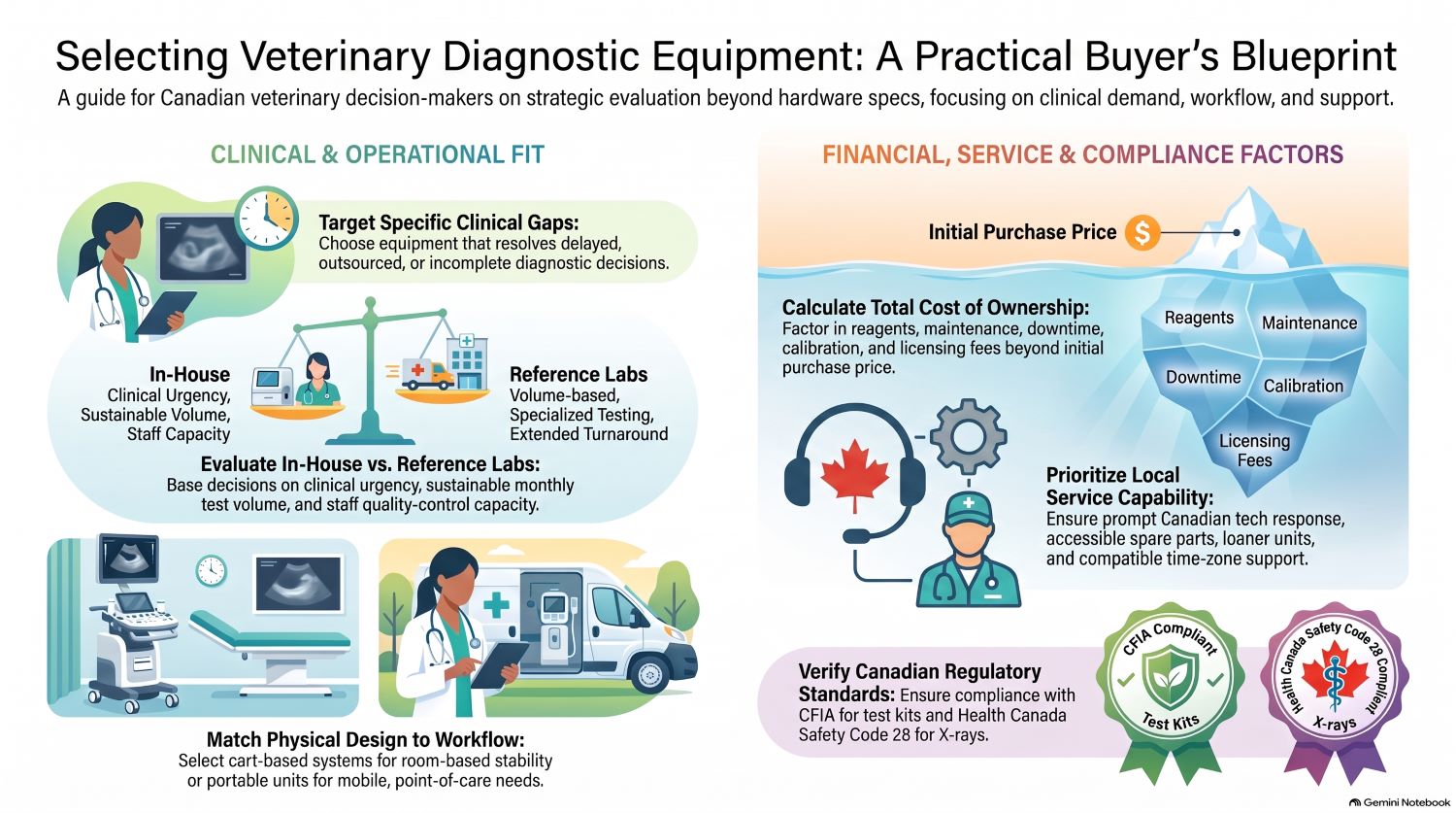 Veterinary Diagnostic Equipment for Canadian Clinic